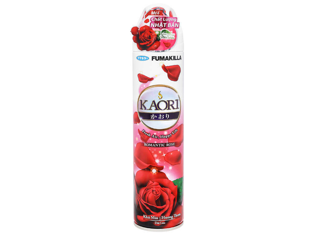 Nước hoa xịt phòng KAORI Hương thơm tự nhiên, Khử mùi hiệu quả 280ml